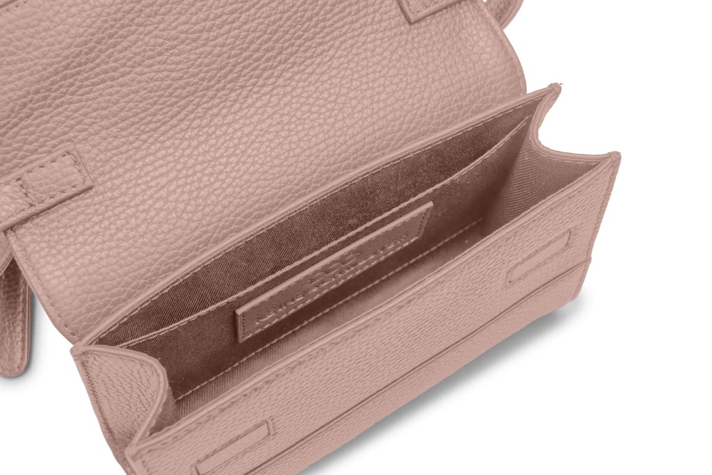 LILO | altrosa | silber | genarbt