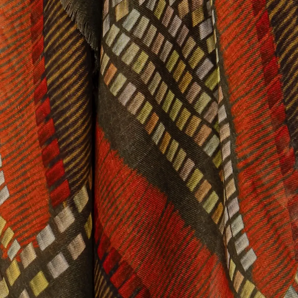 Monsieur Charli - Schal PLACIDE orange