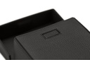 SIMON S | schwarz | silber | genarbt