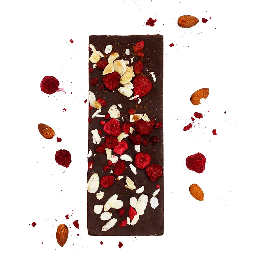 Ritonka - Gourmet Selection Bitterschokolade; Himbeere, Mandel, Zimt 130g