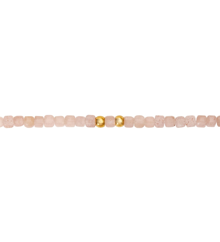 HCA - Armband - Harmony of nature - Sonnenstein - vergoldet