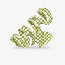 Sasstie - Haarspange - Grand Wave Basil