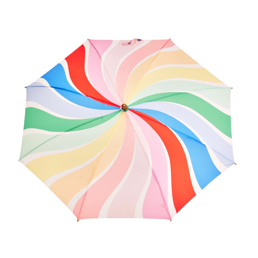 Original Duckhead - Kinder Regenschirm The Duckling - Rainbow Stripes Meri Meri Children Umbrella