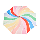 Original Duckhead - Kinder Regenschirm The Duckling - Rainbow Stripes Meri Meri Children Umbrella