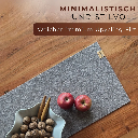 Maxx Factory - Tischläufer BISKOP 4mm rPET - aus up, recycling Filz - #901 anthrazit - Größe 150x30 cm