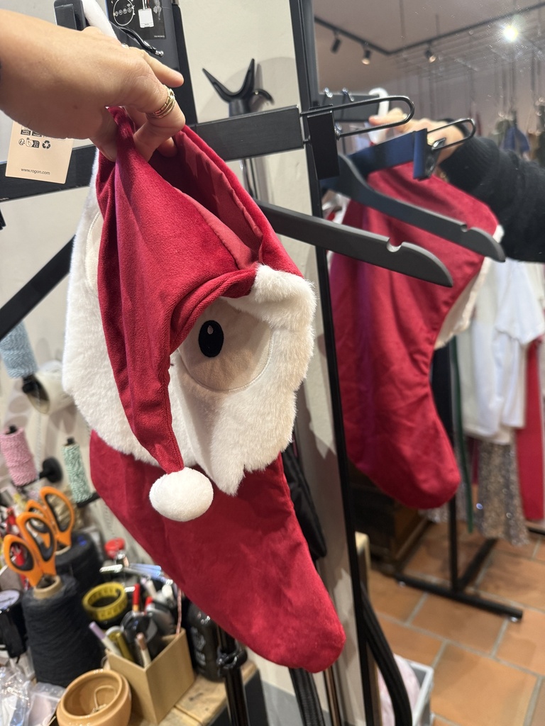 Nikolausstiefel Santa Claus 42x30cm True red