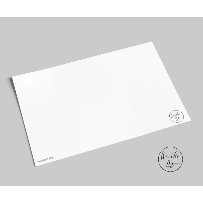 Annelis Art - Postkarte - Frohe Weihnachten, winterliche Häuser