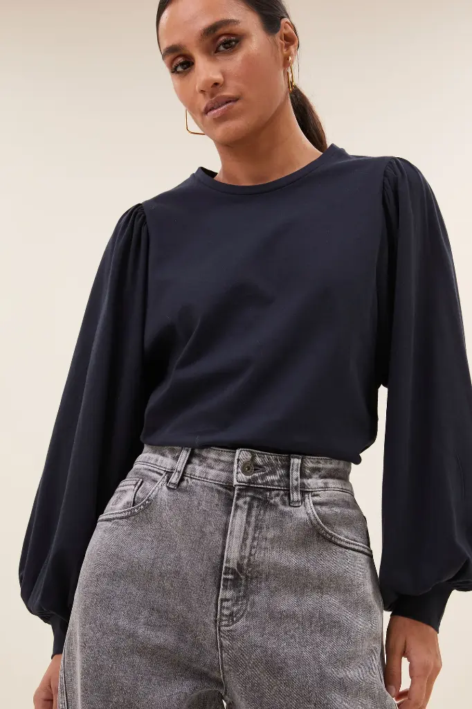 By Bar - Begum Grey Pants - 831 Grey denim