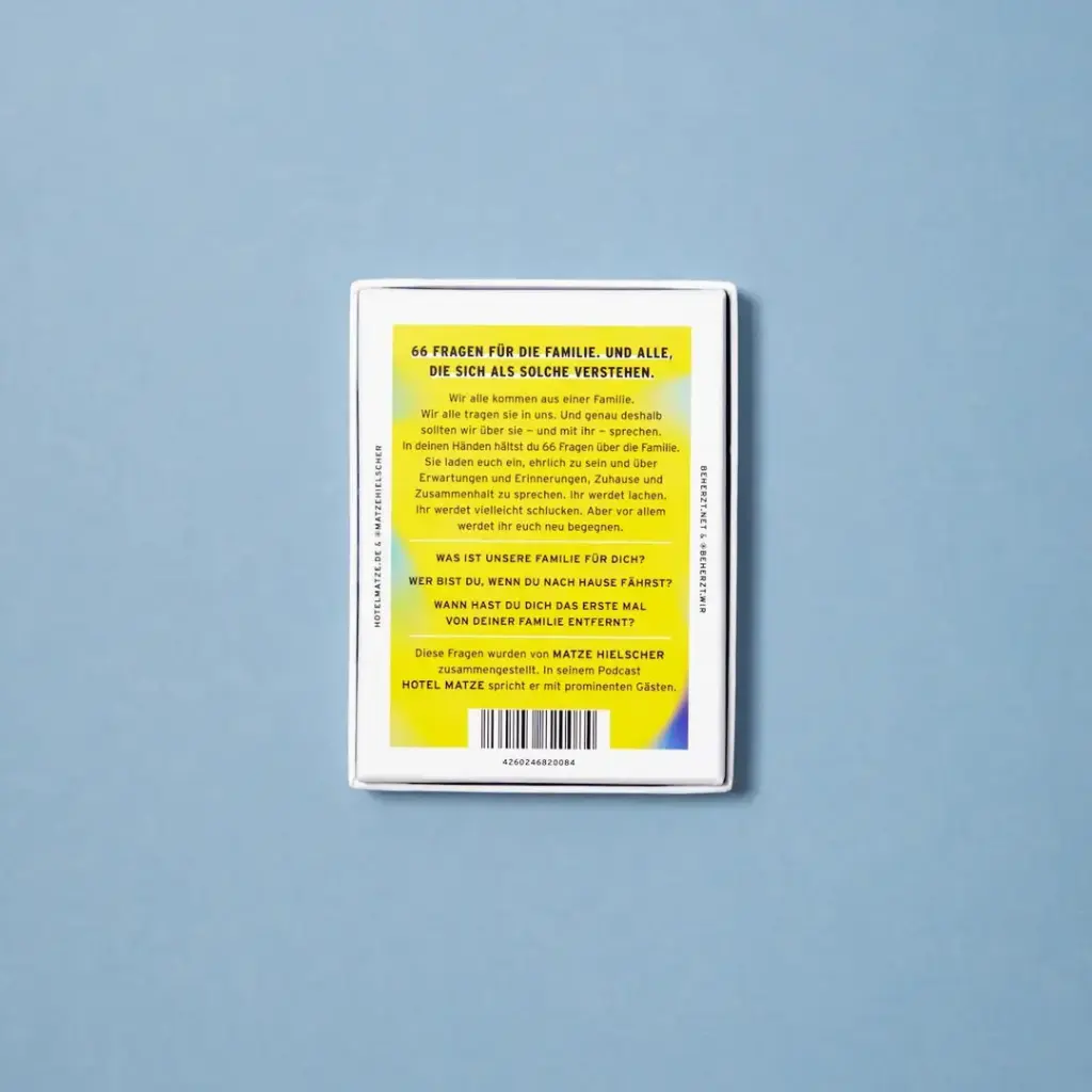 Kartenspiel Beherzt - FAMILIE - Kommunikationsspiel