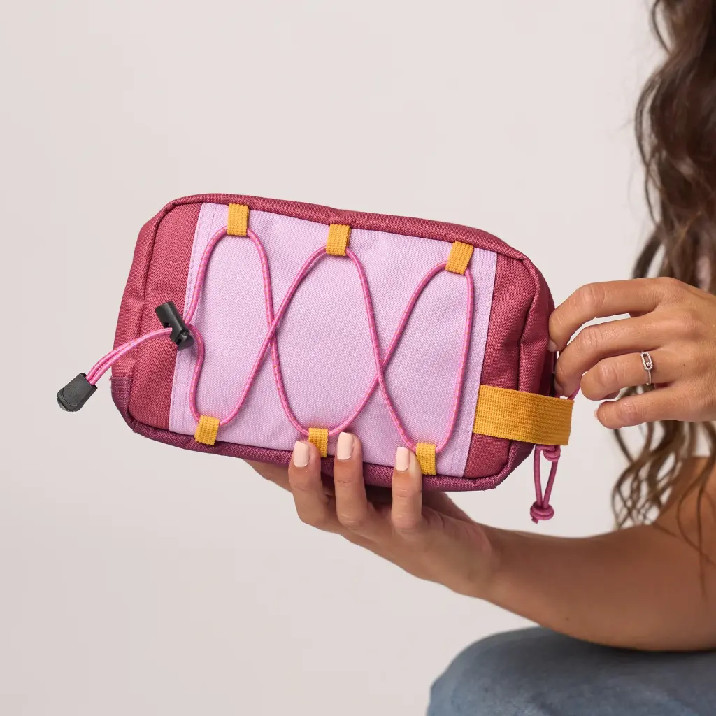 Billybelt - Toilet bag - Kulturbeutel Toilettentasche aus recyceltem Polyester - Purple Bordeaux Burgundy