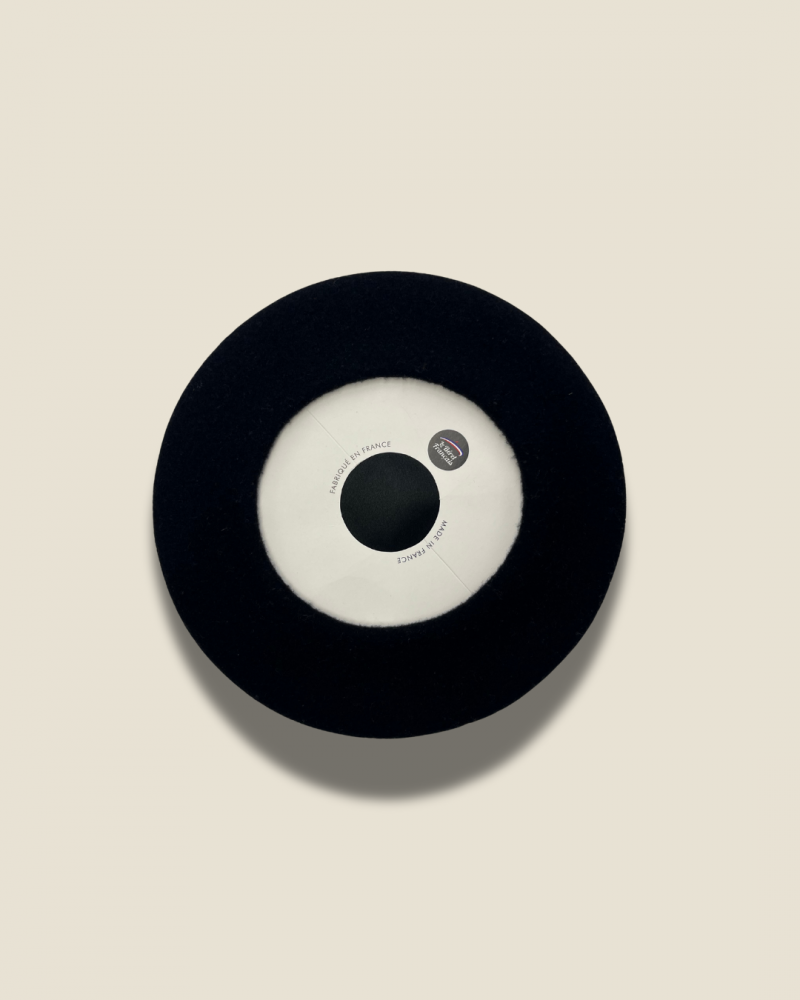 Le Beret Francais - Beret Baskenmütze - Black