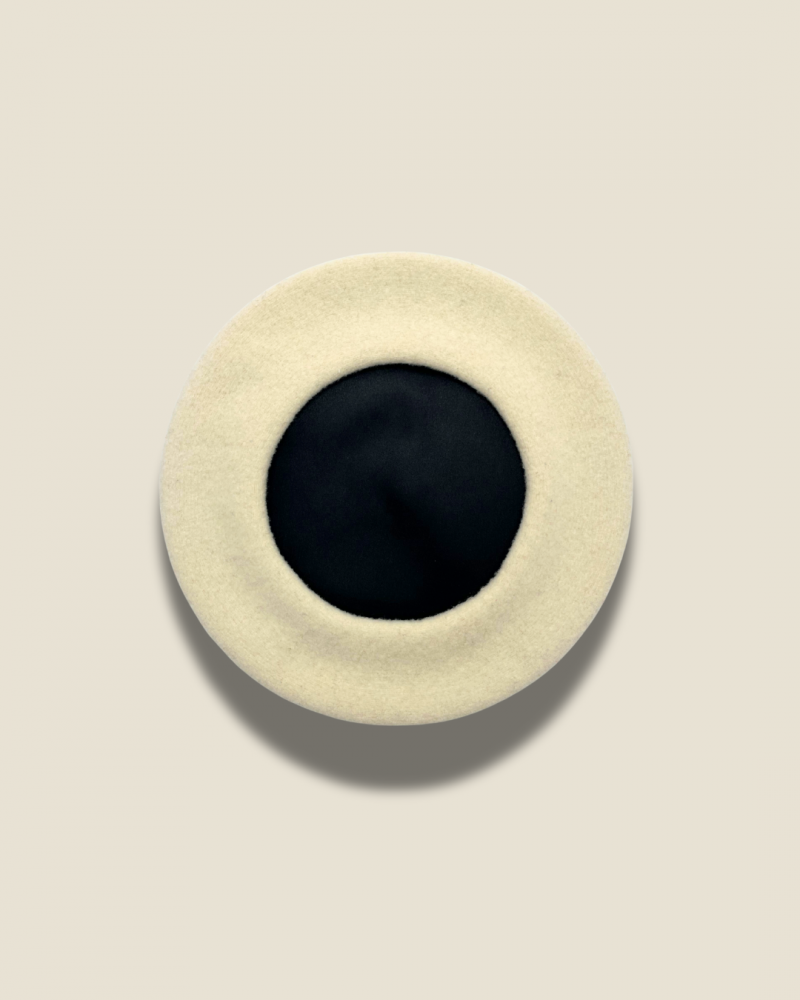 Le Beret Francais - Beret Baskenmütze - Off white