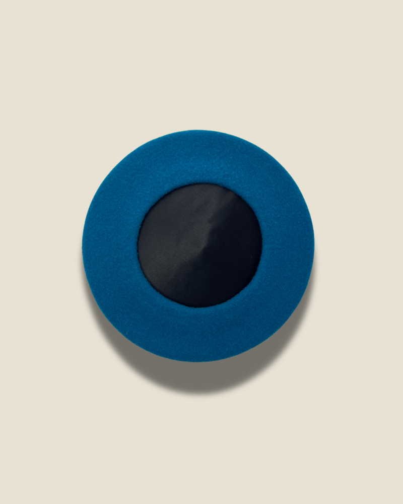 Le Beret Francais - Beret Baskenmütze - Teal blue
