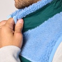 Billybelt - Sherpa Weste ärmellos - Blue + Green