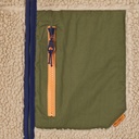 Billybelt - Sherpa Weste ärmellos - Natural + Khaki