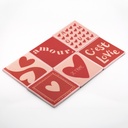 Untersetzer 6er-Set LOVE