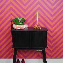 Kerzenhalter Croissant braun