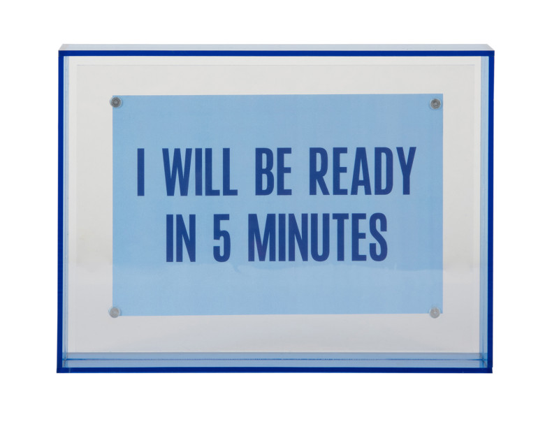 Present Time - Acryl Bilderrahmen GAYO M dark blue