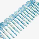 Sasstie - Kamm / Haar Accessoire - The Curved Comb - Ocean
