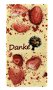 Ritonka - Premium Weiße Schokolade - Danke - Erdbeere 95g