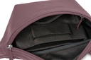 KIM Gürteltasche | mauve | silber | Weite 100-165 | genarbt 