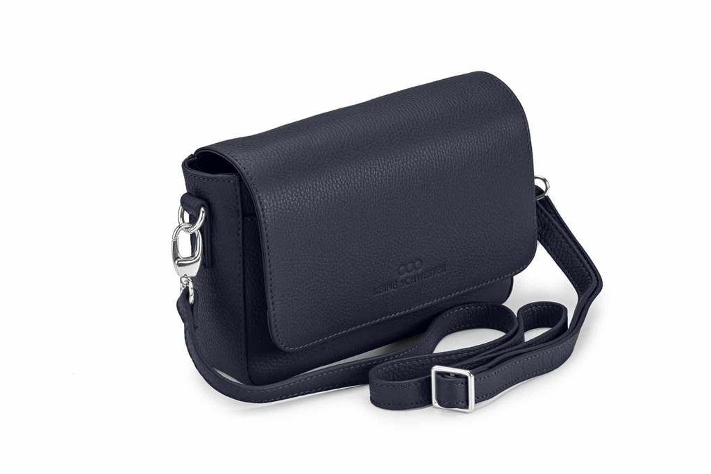 SMILLA NEU | nachtblau | silber | genarbt