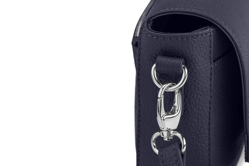 SMILLA NEU | nachtblau | silber | genarbt