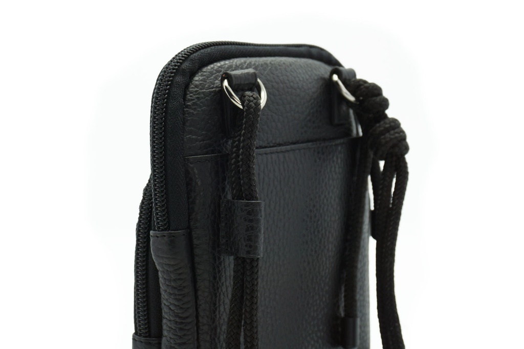 TORGE | schwarz | silber | genarbt