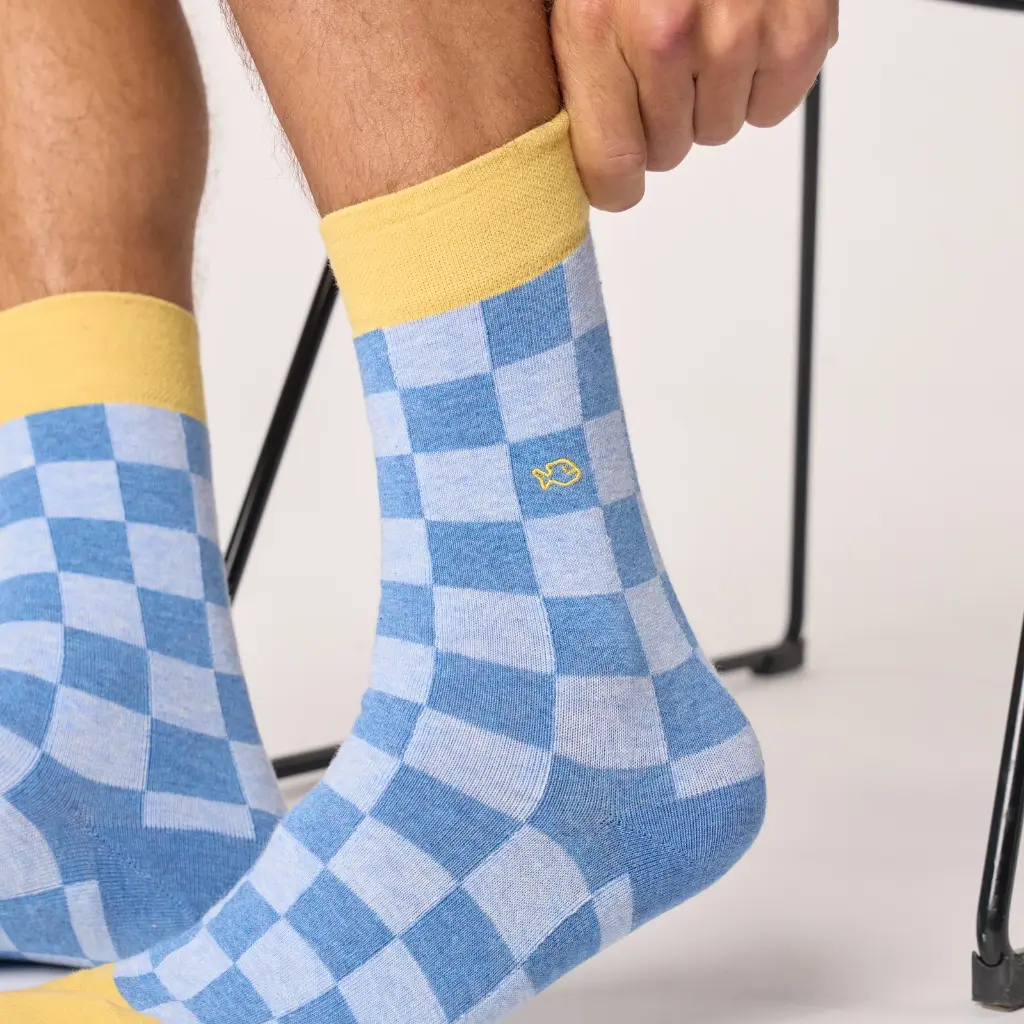 Billybelt - Baumwollsocken RIVERSIDE kariert