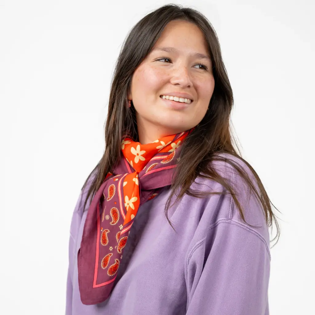 Billybelt - Schal Biobaumwolle - Célestine 100x100cm