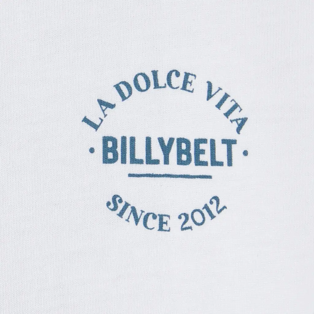 Billybelt - T-Shirt Bio-Baumwolle Dolce Vita - White
