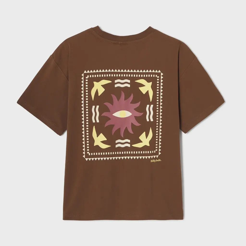 Billybelt - T-Shirt Biobaumwolle - Braun