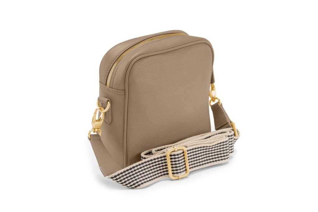 BO | taupe | gold | genarbt