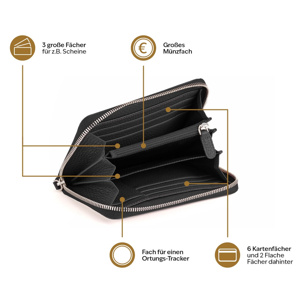 JELKE | pflaume | silber | genarbt