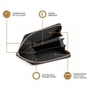 JELKE | pflaume | silber | genarbt