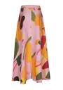 Caroline Biss - MIDI-SKIRT WITH ABSTRACT PRINT multi color