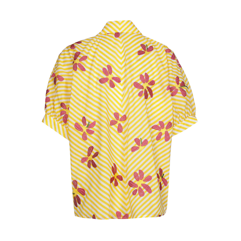 Caroline Biss - SUMMER BLOUSE WITH EMBROIDERY multi color