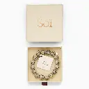 Soï Copenhagen - Armband Chunky Dalmatian Jasper Stretch Bracelet