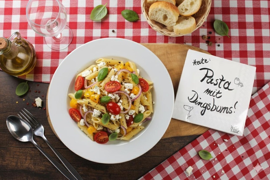 Edition Gute Geister - Servietten - Pasta mit Dingsbums