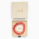 Soï Copenhagen - Armband Chunky Redstone Quartz Stretch Bracelet - Clarity