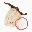 Soï Copenhagen - Armband Petite Redstone Quartz Stretch Bracelet
