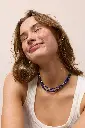 Soï Copenhagen - Halskette Ellie Lapis Lazuli Pearl Necklace - Wisdom