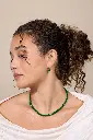 Soï Copenhagen - Halskette Hailey Green Jade Necklace - Luck