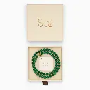 Soï Copenhagen - Halskette Hailey Green Jade Necklace - Luck