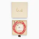 Soï Copenhagen - Halskette Hailey Redstone Quartz Necklace - Clarity
