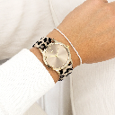 Oozoo Timepieces - Armbanduhr - Leo Damen - gold/taupe 38mm M