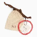 Soï Copenhagen - Armband Essential Redstone Quartz Stretch Bracelet 6mm - Clarity