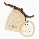 Soï Copenhagen - Armband Essential Yellow Jade Stretch Bracelet 6mm - Well-being