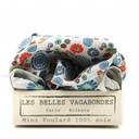 Les Belles Vagabondes - Seidentuch Mini Hanami Bleu