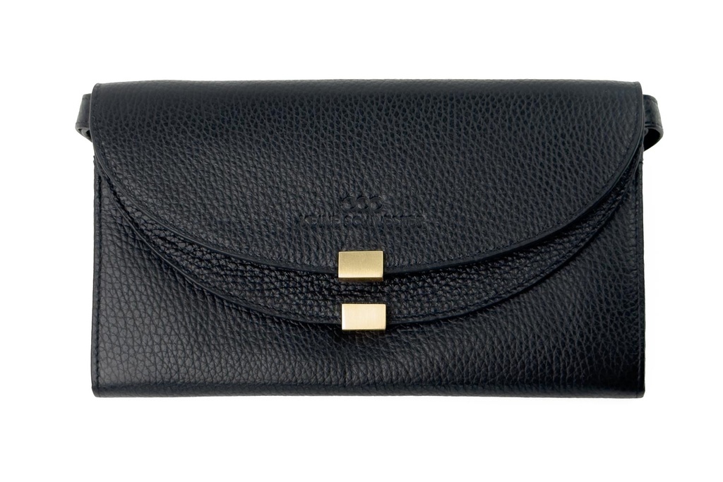 OLIVIA | schwarz | gold | genarbt